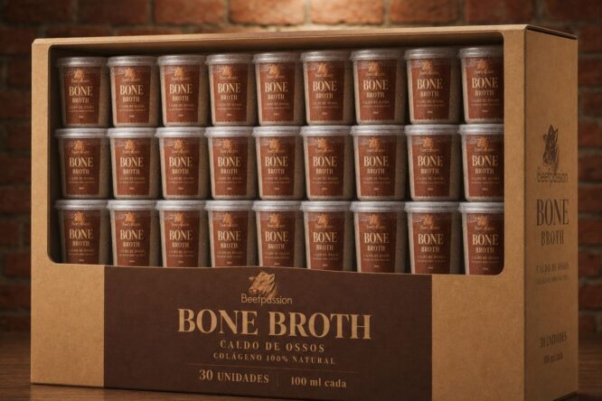 Bone Broth 100ml - Kit com 30 (Caldo de Ossos Beefpassion)